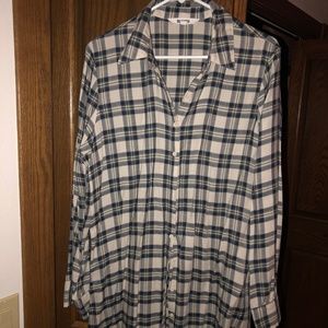 Flannel Dress/Cardigan